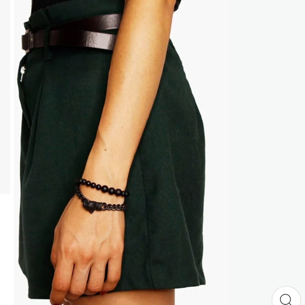 Marc Bernstein New York Handmade Leopard Cub Double Wrap Bracelet